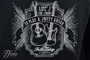 TFOA Hoodie 'Life's Too Short' Whiskey Label Black