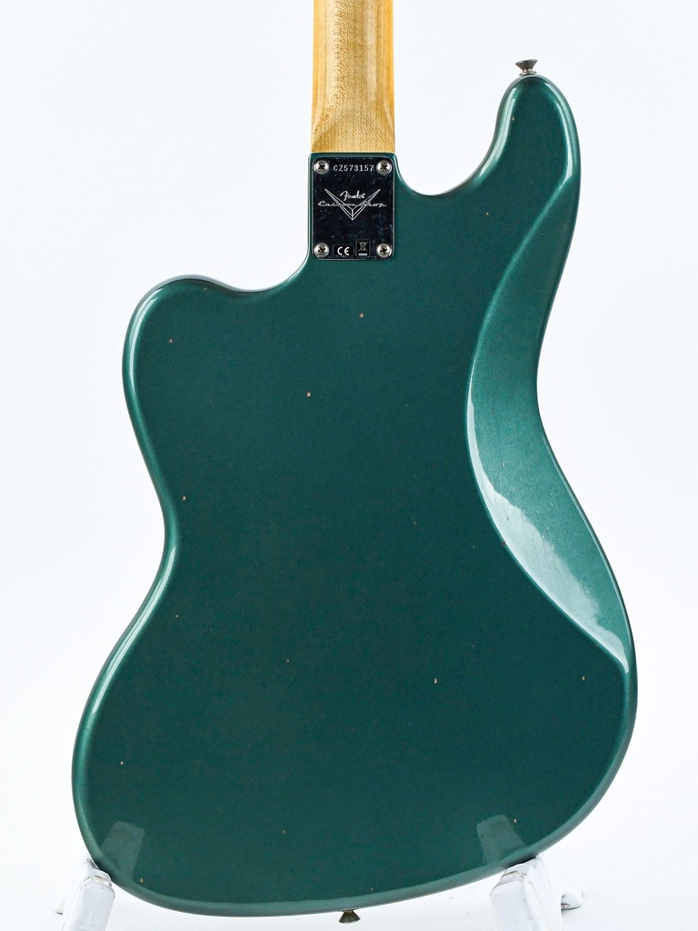 Fender Custom Shop B2 Bass VI Journeyman Aged Sherwood Green Metallic-7.jpg