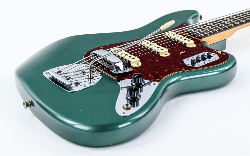 Fender Custom Shop B2 Bass VI Journeyman Aged Sherwood Green Metallic-12.jpg