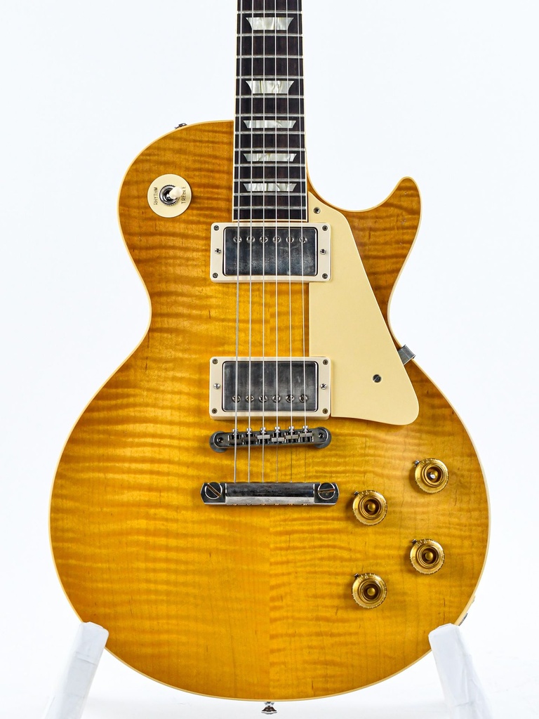 Gibson M2M Custom Shop 59 Les Paul Standard Light Honey Lemon Murphy Lab Ultra Light Aged NH #931091-3.jpg