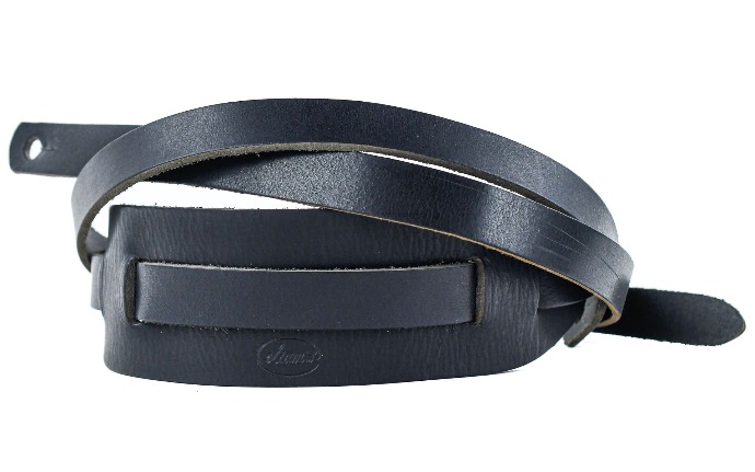 Liam's Leather Saddle Strap Black