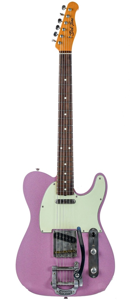 Del Tone 60s T Style Custom Burgundy Mist Light Aged