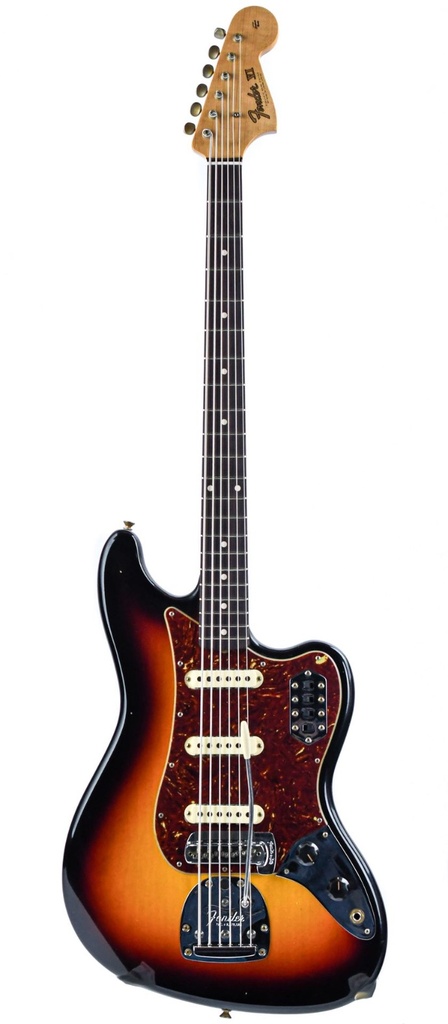 Fender Custom Shop Bass VI 3 Tone Sunburst Journeyman Relic