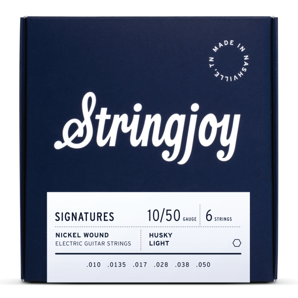 Stringjoy Signatures 6S Husky Light Gauge Nickel Wound 10-50