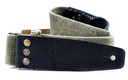 Magrabo Stripe SC Cotton Washed Olive Green 5cm Twinkle Black, Recta Brass Buckle