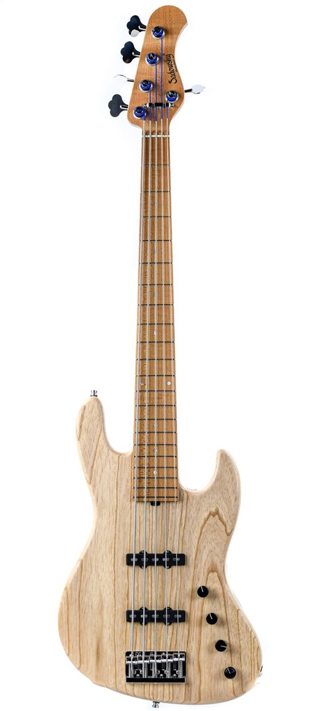 Sadowsky MasterBuilt 21-Fret Standard J/J Bass Red Alder Body 5-String Natural Transparent Satin