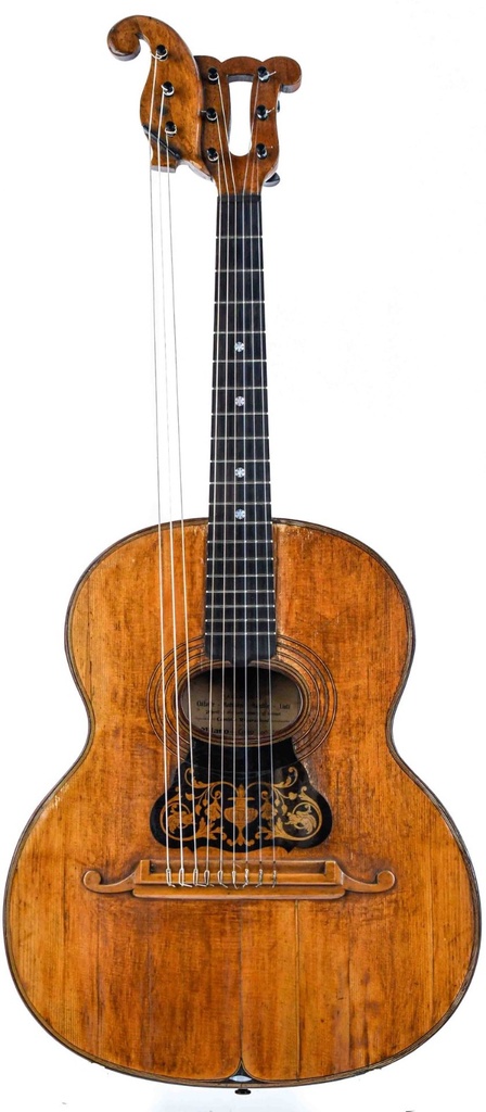 Giacinti Celeste & Figlio Harp Guitar 1880s