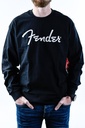 Fender Spaghetti Logo Long Sleeve Black