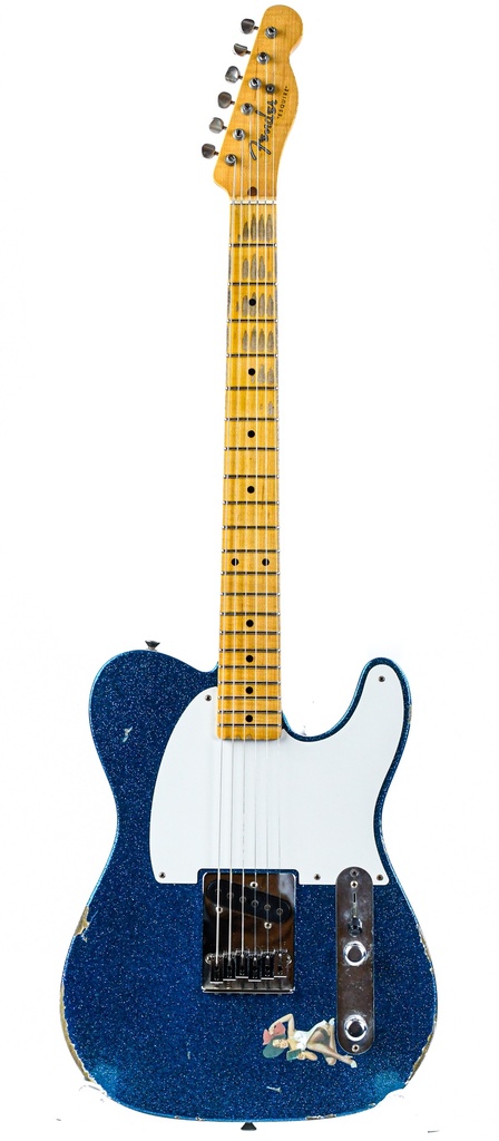 Fender Custom Shop '55 Relic Esquire Blue Sparkle 2015