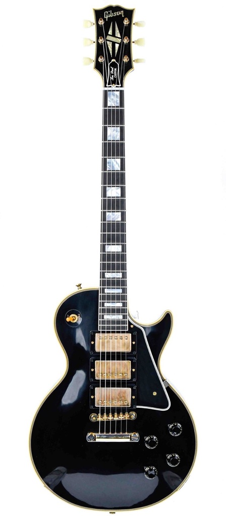 Gibson Custom Shop 1957 Les Paul Custom 3 Pickup Black Beauty VOS