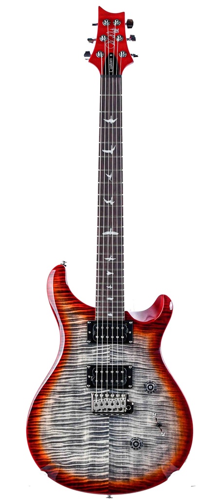 PRS SE Custom 24 Charcoal Cherry Burst