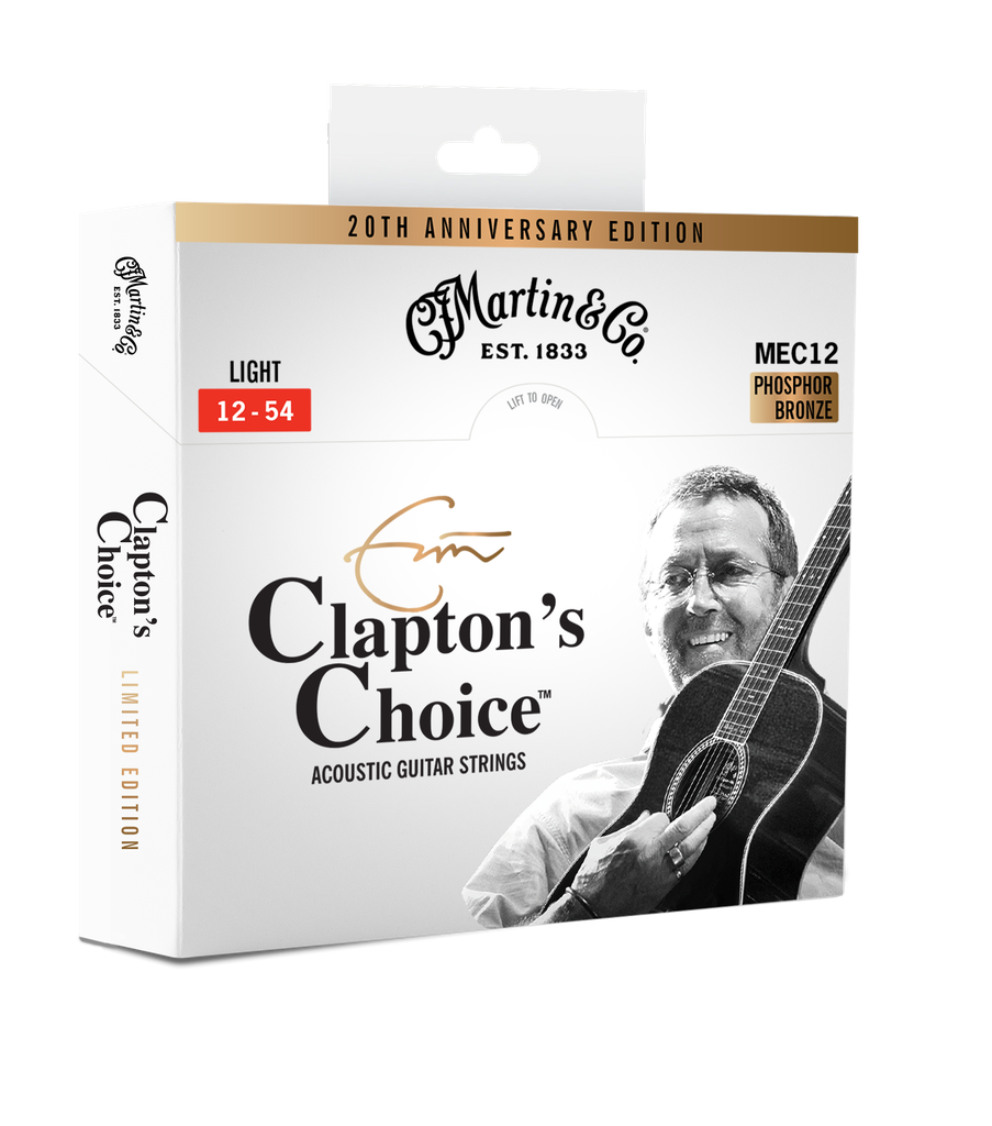 Martin Clapton’s Choice Guitar Strings Light Gauge 12-54