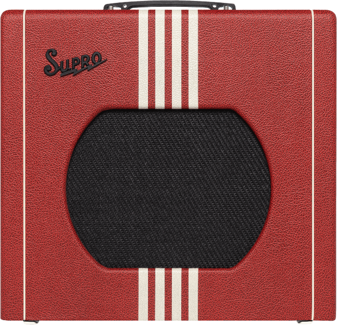 Supro Delta King 12 Scarlet Red