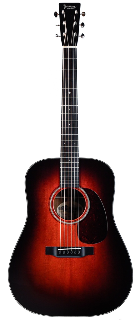Thompson D CMA Cuban Mahogany Adirondack Vintage Red Burst #2110