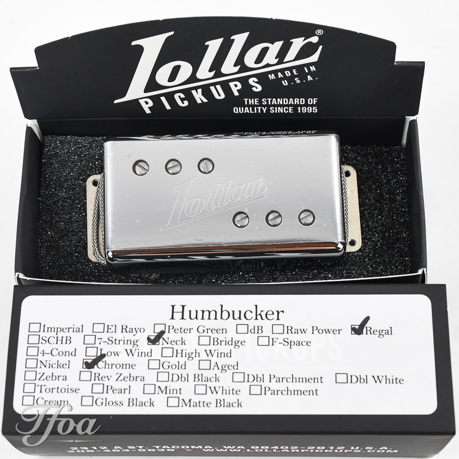 Lollar Regal Humbucker Neck Chrome