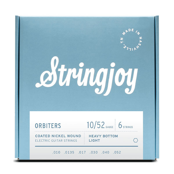 Stringjoy Orbiters 10-52 Coated Nickel Wound Heavy Bottom Light