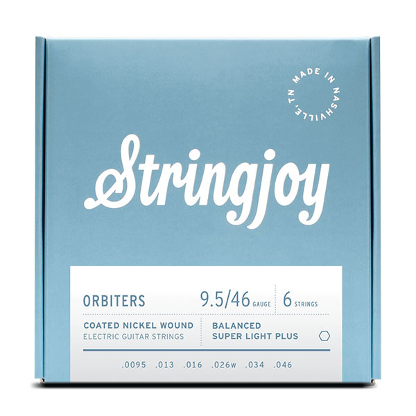 Stringjoy Orbiters 9.5-46 Coated Nickel Wound Balanced Super Light Plus