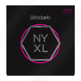 D'Addario NYXL0942 Nickel Wound Super Light 09-42