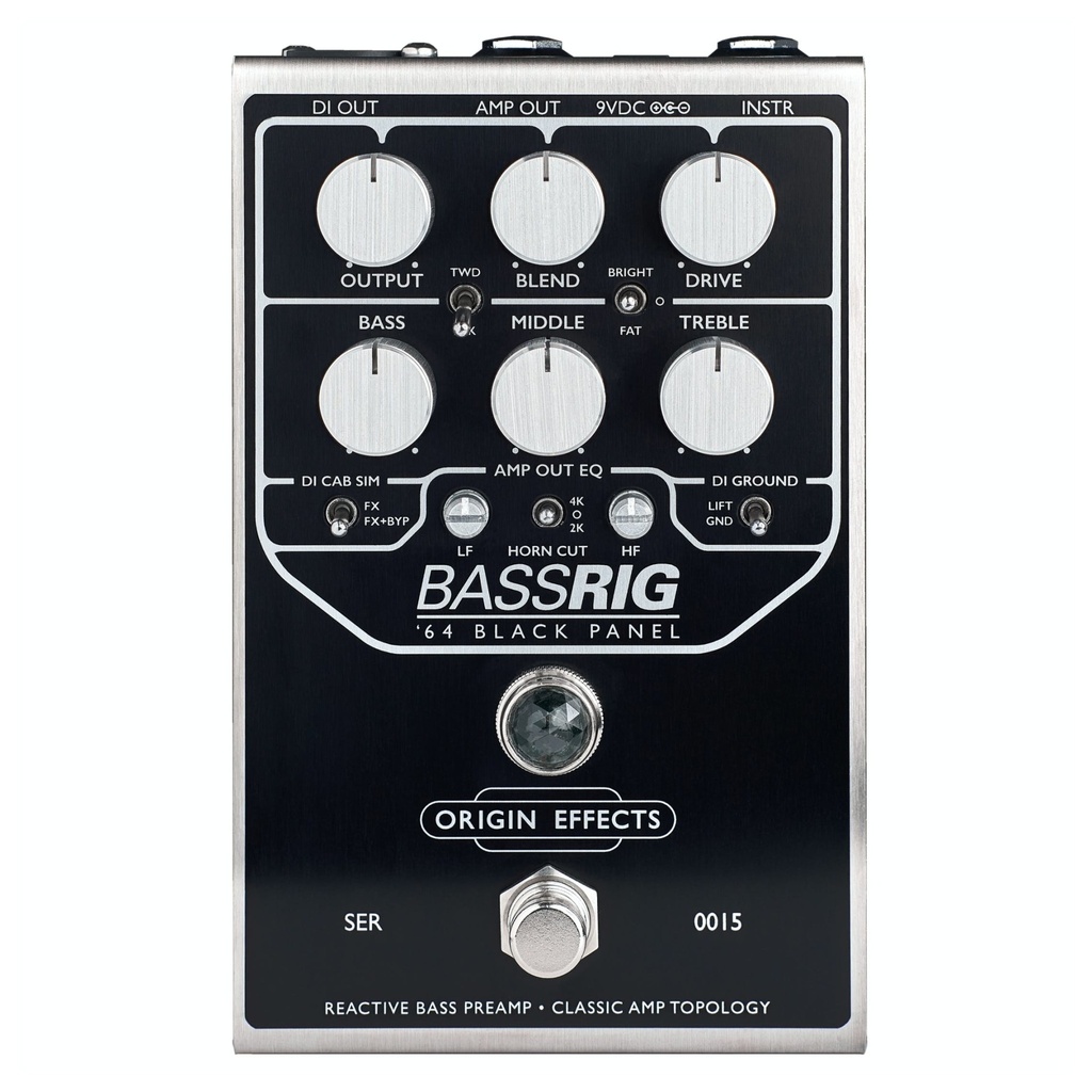 Origin Effects BassRIG '64 Black Panel