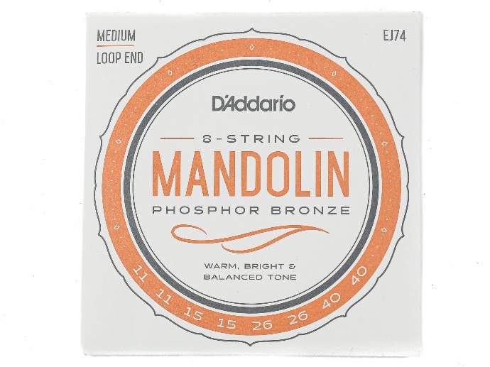 D'addario Mandolin EJ74 Medium Phosphor Bronze 11-40