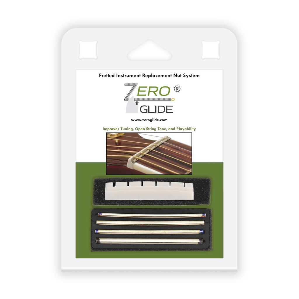 Zero Glide ZS1 Zero Fret Slotted Replacement Nut (Gibson Style)