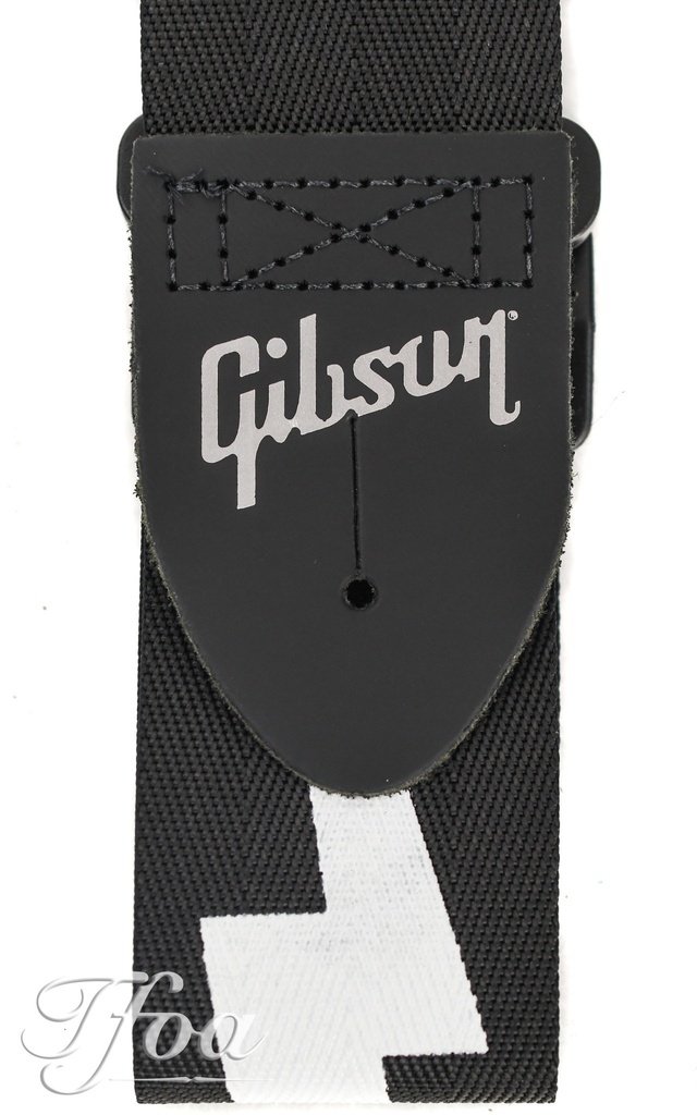 Gibson The Lightning Bolt Seatbelt Strap Black