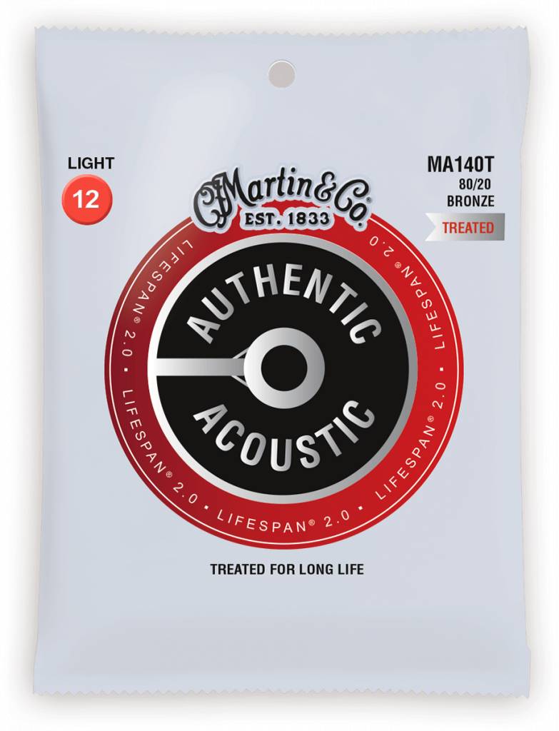 Martin MA140T Authentic Treated 80/20 Bronze Light 12-54