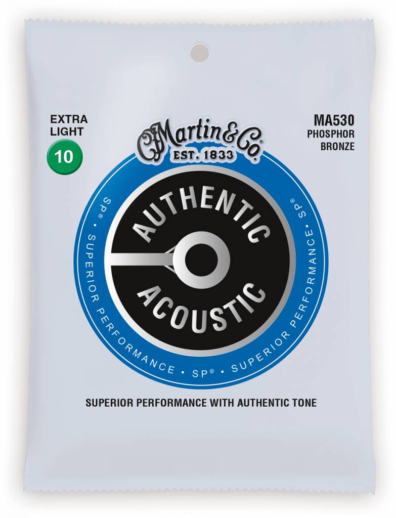 Martin MA530 Authentic Phosphor Bronze Extra Light 10-47