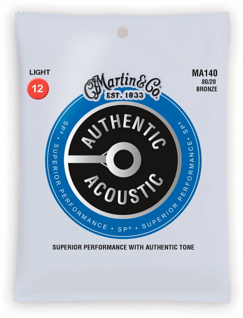 Martin MA140 Authentic 80/20 Bronze Light 12-54