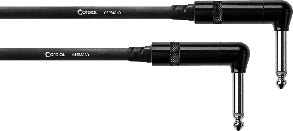 Cordial Essential 0.15m Guitar Cable Angled