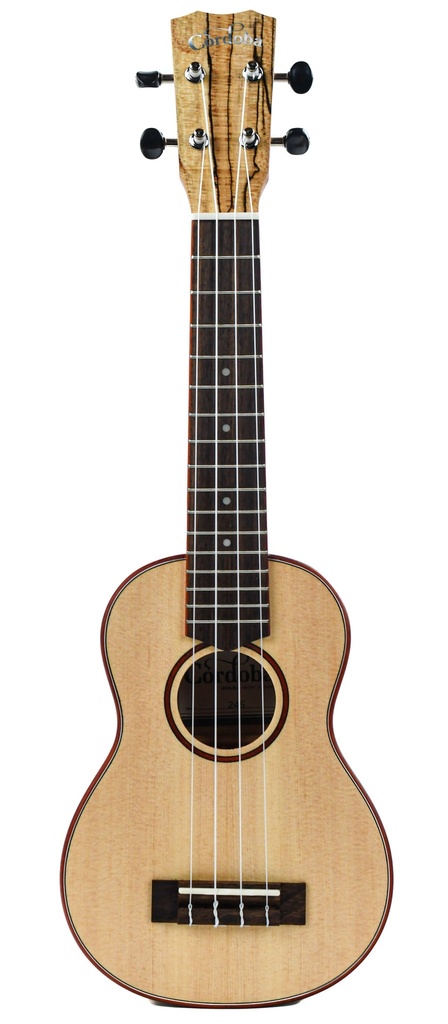 Cordoba 24S Spalted Maple Spruce Soprano Ukulele