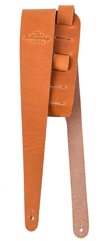 TFOA Leather Guitar Strap Cognac