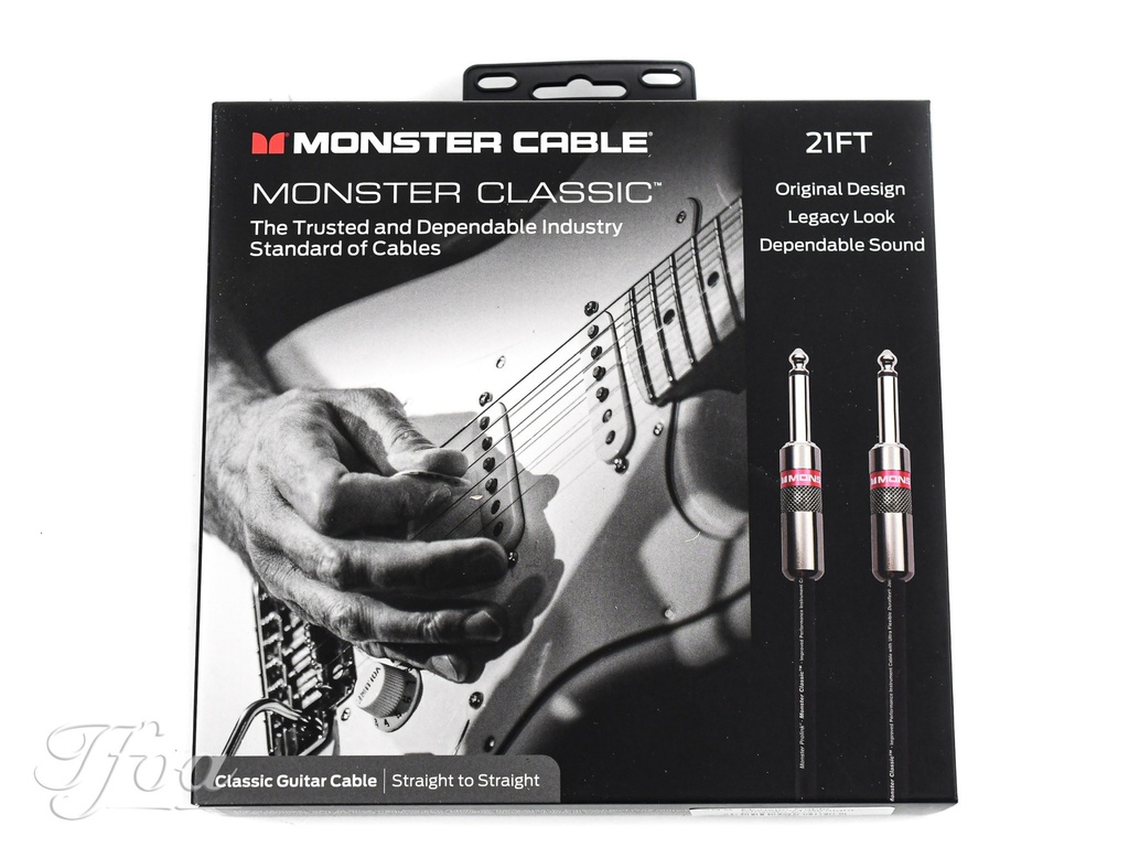 Monster Cable Classic 21ft Straight  Straight 6.5m Instrument Cable