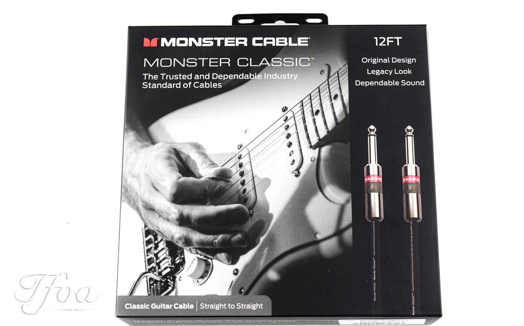 Monster Cable Classic 12ft Straight Straight 3.7m Instrument Cable