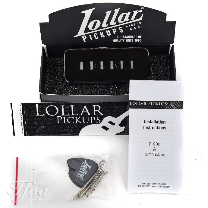 Lollar P90 Staple Neck Black