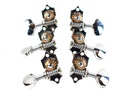 Waverly 4063 Nickel Open Geared Tuners