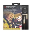 Monster Cable Rock 21ft Angled-Straight 6.4m Instrument Cable