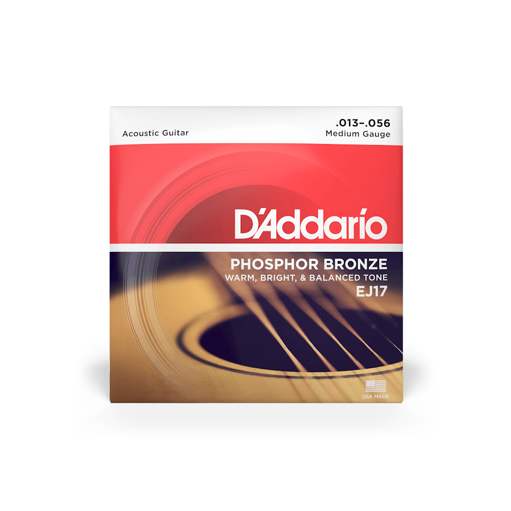 D'Addario EJ17 Phosphor Bronze Medium 13-56