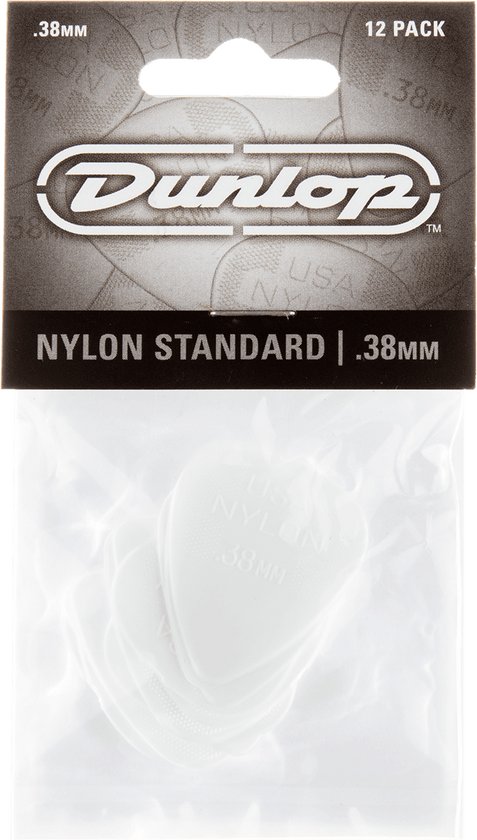 Dunlop Nylon Standard 12-Pack 0.38mm