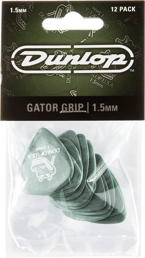 Dunlop Gator Grip 12-Pack 1.5mm