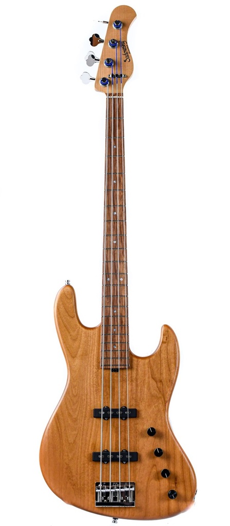 Sadowsky MasterBuilt 21-Fret Standard J/J Bass Red Alder Body 4-String Honey Transparent Satin