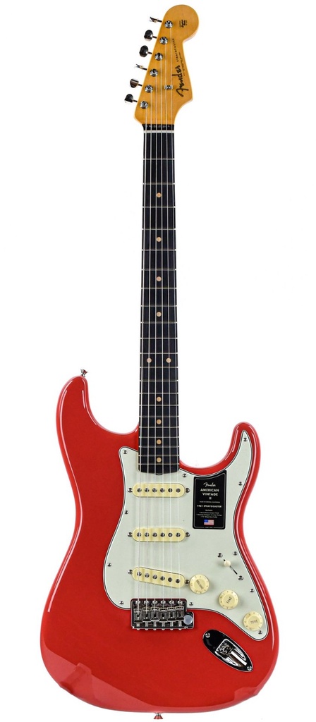 Fender American Vintage II 61 Stratocaster RW Fiesta Red