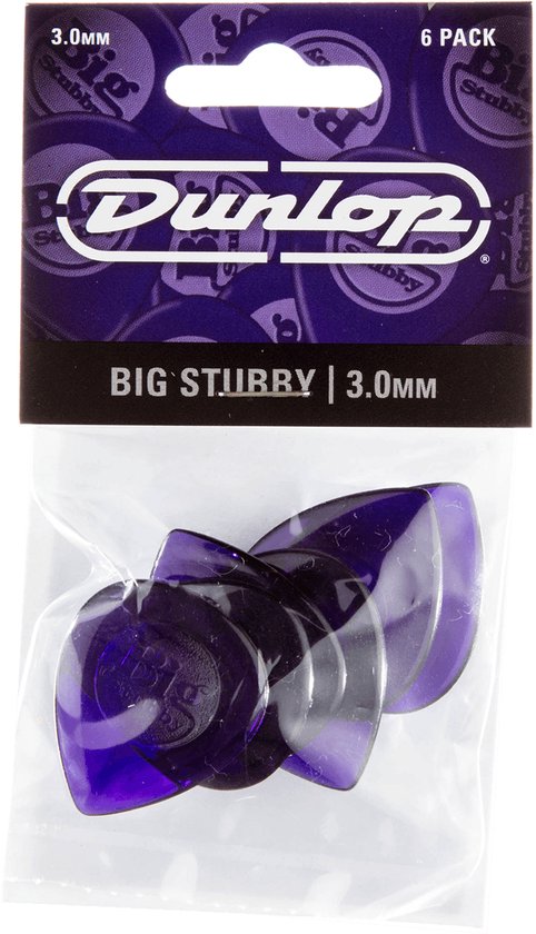 Dunlop 6 Pack Big Stubby 3.0 MM