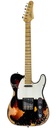 Franchin Mars SS Black over 3-Color Sunburst Super Heavy Relic