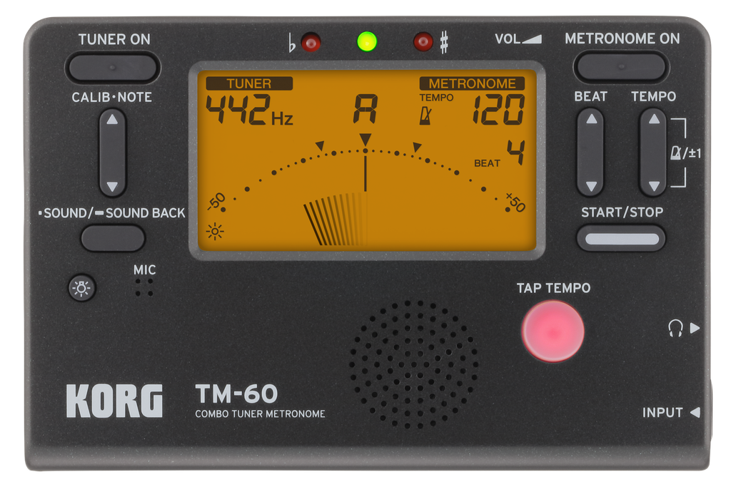 Korg TM60 Tuner/Metronome Black