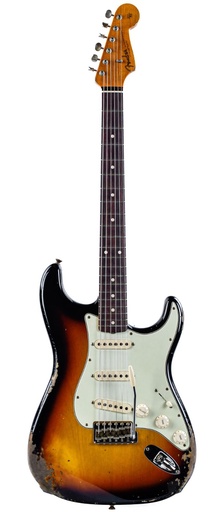 Fender Custom Shop 61 Stratocaster 3 Color Sunburst Heavy Relic