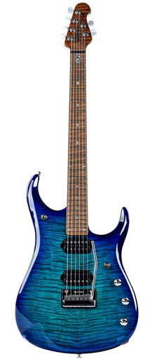 [661-EZ-10-00-MB-CR] Music Man JP15 Cerulean Paradise Quilted Maple