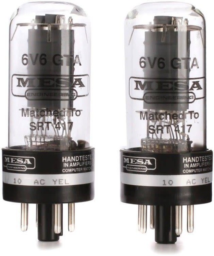 [750611] Mesa Boogie 6V6 STR 417 Power Tubes Matched Duet