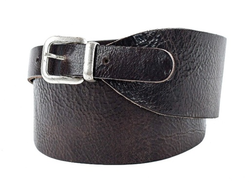 Liam's Wide Leather Guitar Strap Brown