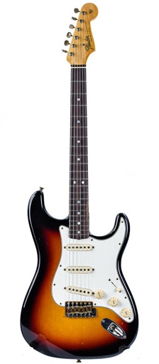 [US24-91, 65 Strat JRN 3TSB RW] Fender Custom Shop 1965 Stratocaster 3 Color Sunburst Journeyman Relic